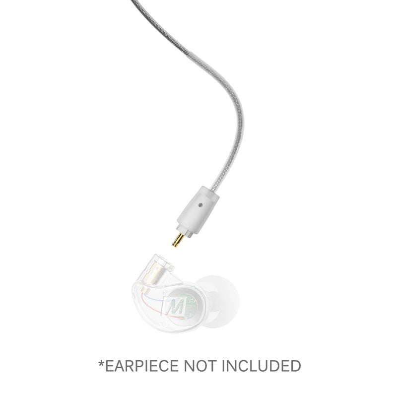 MEE audio MX PRO Series M6 PRO 72-inch Extended-length Stereo Audio Cable (Clear) - Image 3